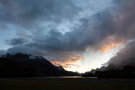 Abendstimmung über dem Silsersee - Licht des Südens