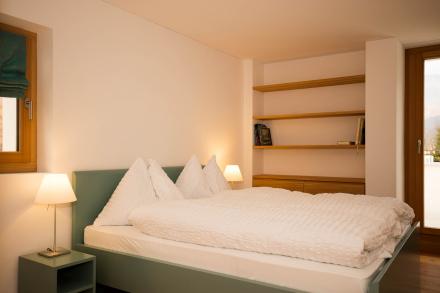 Schlafzimmer mit Sonnenterrasse